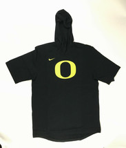 Nike Oregon Duck Hooded Player Training Tee Men&#39;s Large Black AJ6714 - $35.75