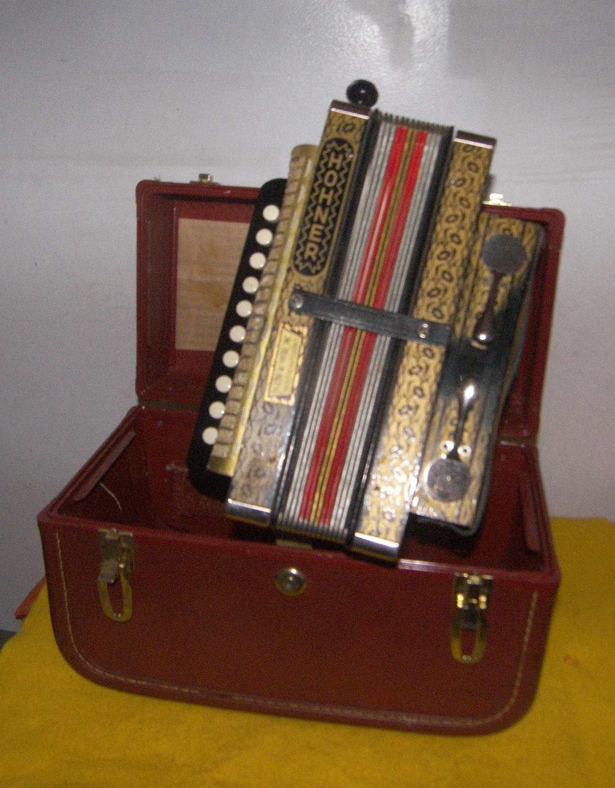 1 Row HOHNER BUTTON ACCORDION CONCERTINA DIATONIC Other