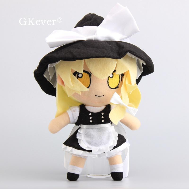 28 cm Anime Kirisame Marisa Plush Toys Doll TouHou Project Peluche ...