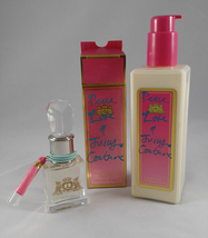 Peace Love & Juicy Couture Spray Perfume by Juicy Couture .5 oz & Lotion 8.6 oz - $29.99