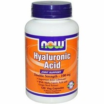 Hyaluronic Acid 100 mg - 120 Vegetarian Capsules by NOW - $36.91