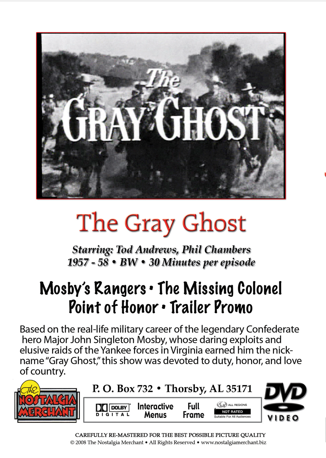 Gray Ghost TV Shows - Vol. 1 - DVDs & Blu-ray Discs