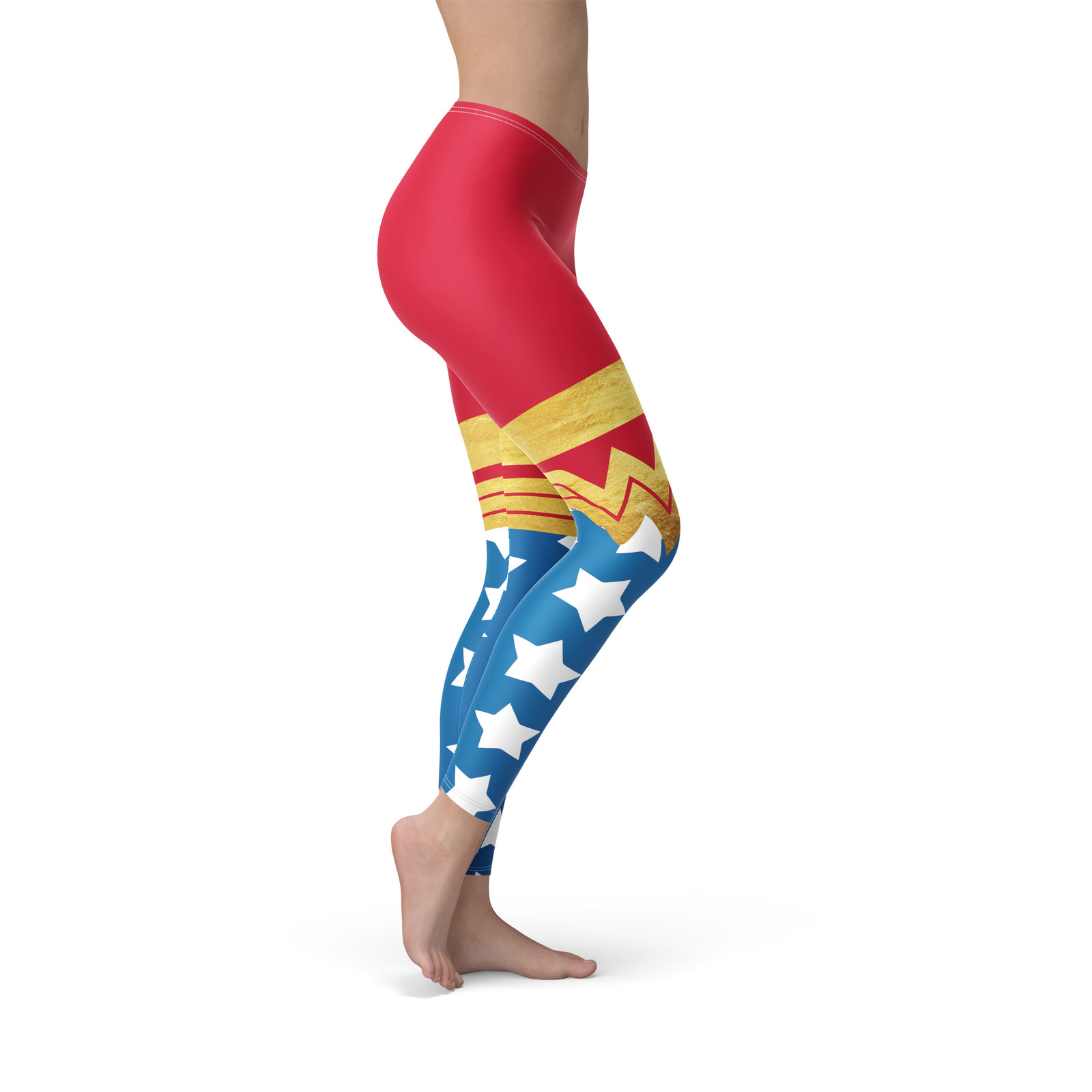 Wonder Woman Super Hero Inspired Winter Leggings Leggings