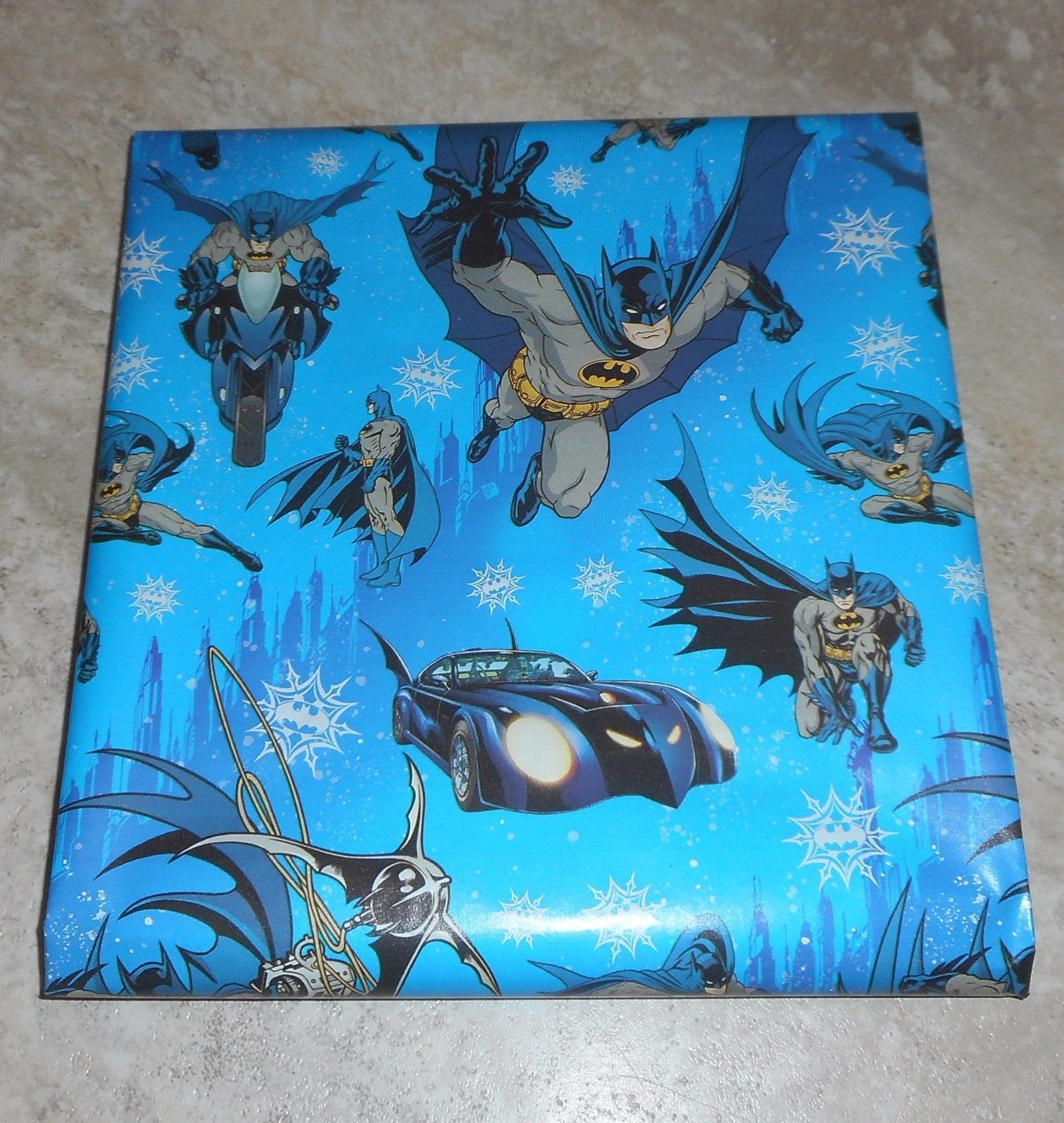 DC Comics American Greetings Batman Christmas Wrapping PAPER 20 sq ft