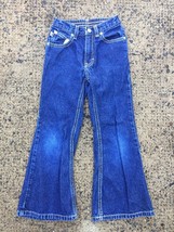 Tommy Hilfiger Girls 6 Flare Jeans Denim Pants G27 - $11.87