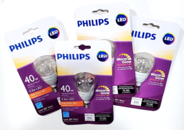 4 Packs Phillips Led 40w Replacement 5.5w Soft White Light Dimmable A15 Fan Bulb