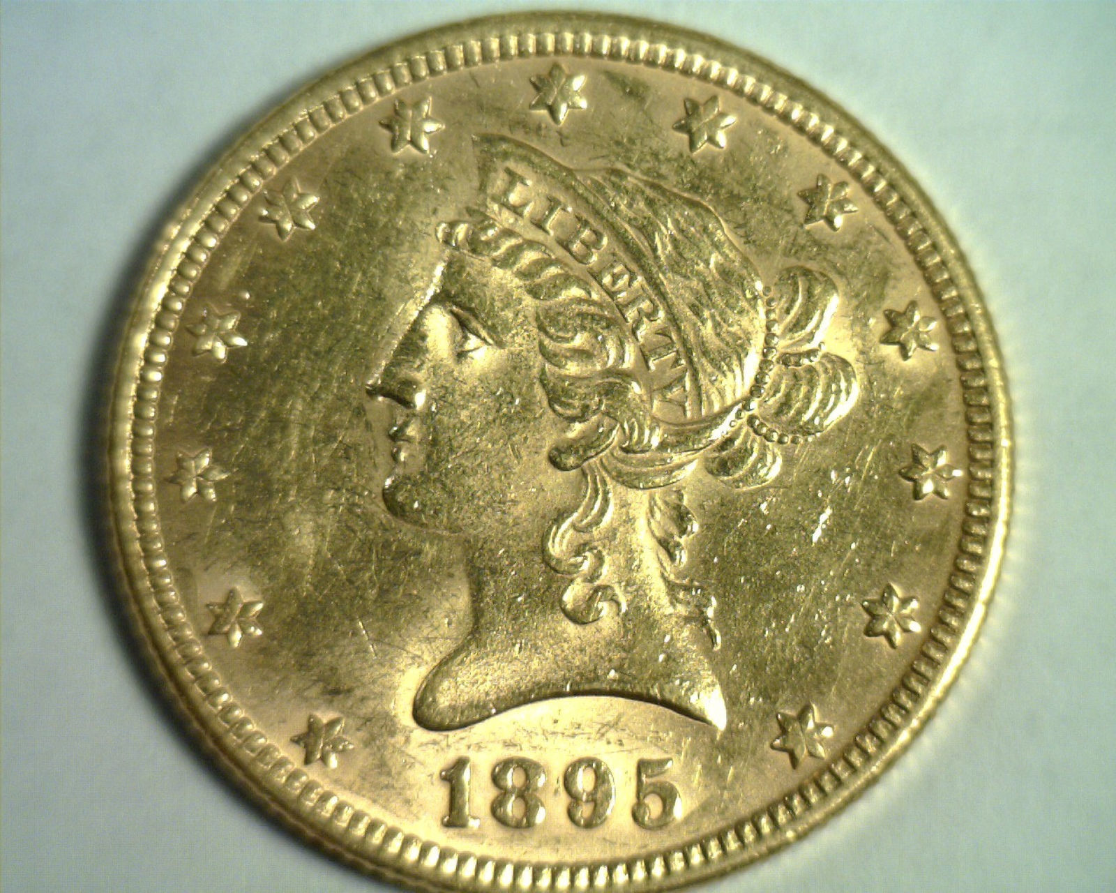 1895 s ten dollar gold coin