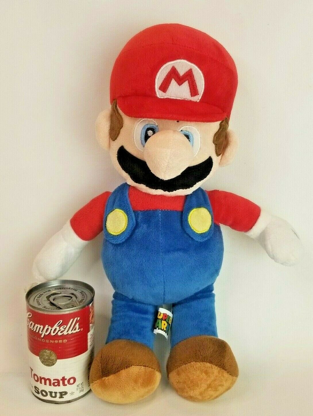 Nintendo Super Mario Bros MARIO 16in Plush Stuffed Toy Doll 2016 - $14.80