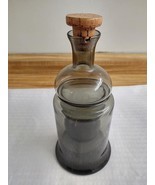 MCM smoky glass insert decanter; 3 piece set. - $166.25