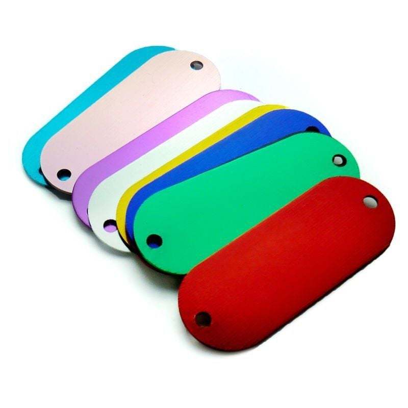 Premium Aluminum Rivet Tags (With Rivets) Custom Personalized