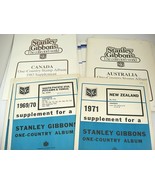 Stanley Gibbons Stamp Supplements Lot of 13 Canada Australia South Pacif... - $15.04