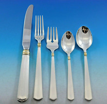 Ashmont Gold by R&B Sterling Silver Flatware Set for 8 Service 40 pcs Dinner - $3,350.00