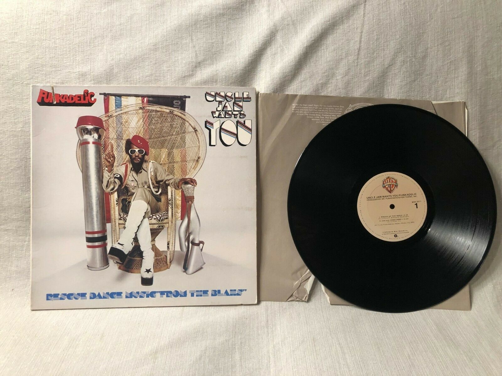 1979 Funkadelic Uncle Jam Wants You LP Warner Bros Records ‎BSK 3371 ...