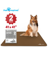 41x 41&quot; 2CT Paw Inspired Washable Pee Pads for Dogs, Puppy Wee Wee Train... - $39.95