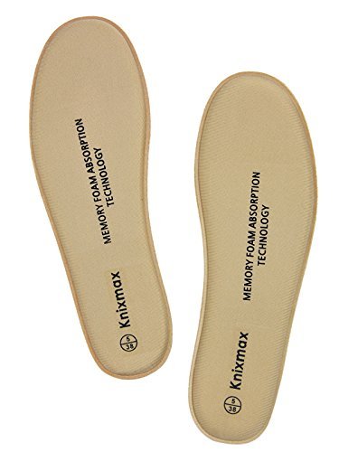 Knixmax Women's Memory Insoles Comfort Shoe Inserts Shock Absorption ...