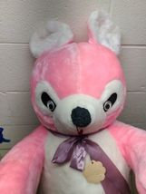 Vintage Boyce HUGE Pink Stuffed Plush  Toy Bear - 42" TALL!  RARE!! image 5