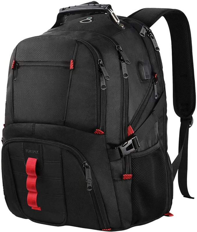 Extra Large Backpack Travel Laptop Computer For Men Women With USB Charging Port
