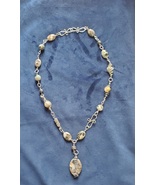 Crazy Lace and Sterling Silver Necklace - $95.00