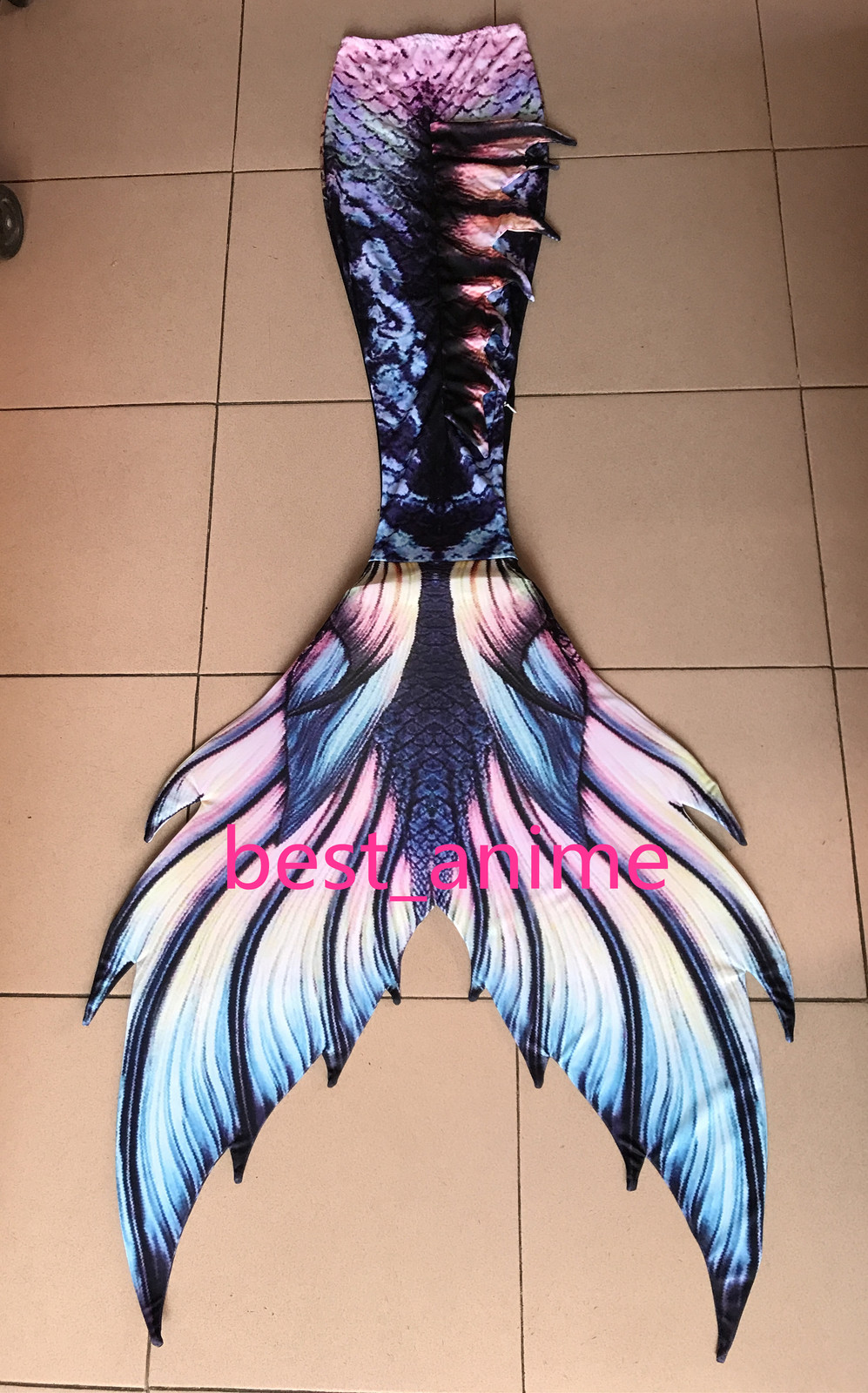 2020 Amazing Swimmable Mermaid Tail for Kids Women with Monofin Bikini Costume