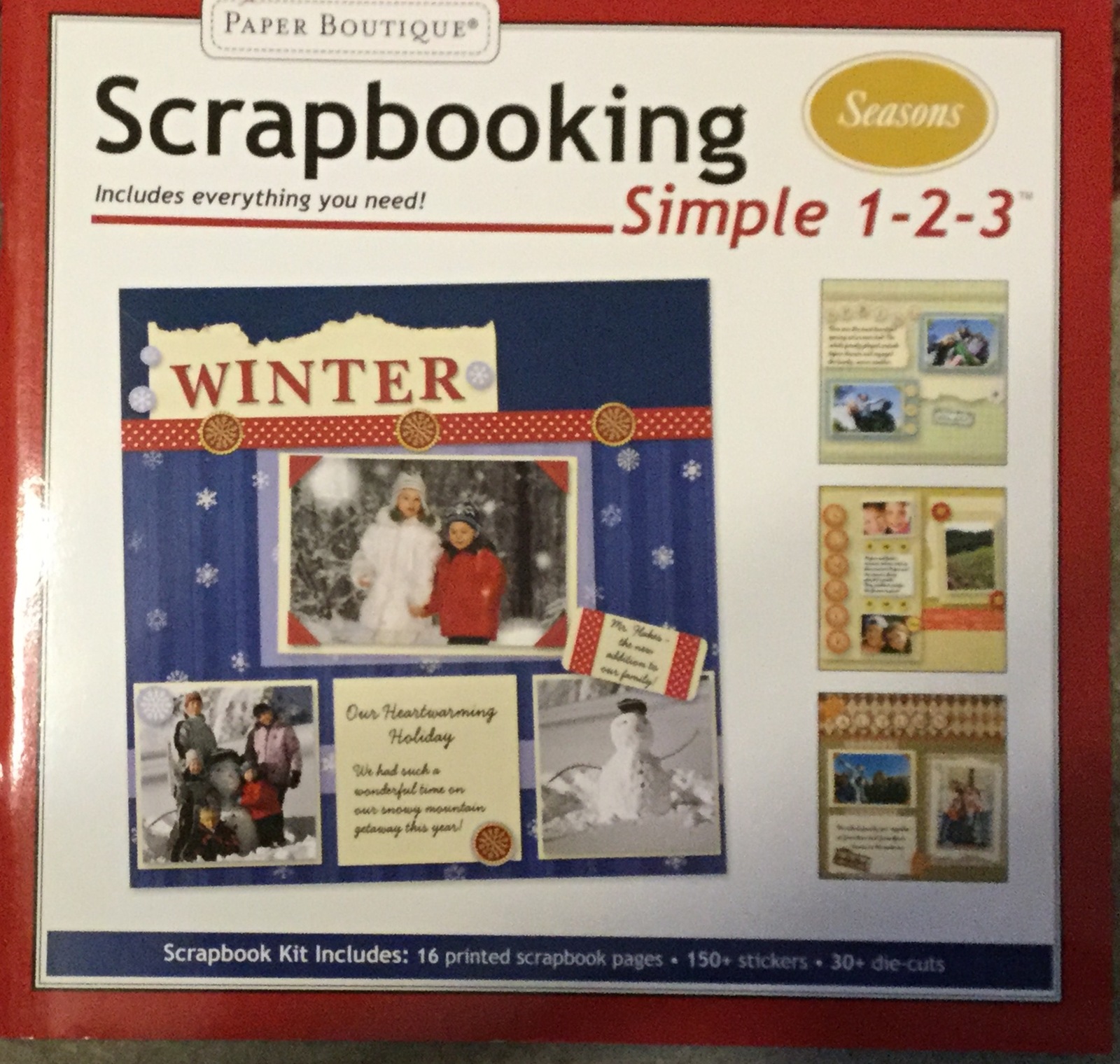 Paper Boutique Simple 123 Scrapbooking Kit Seasons Other Crafting Paper