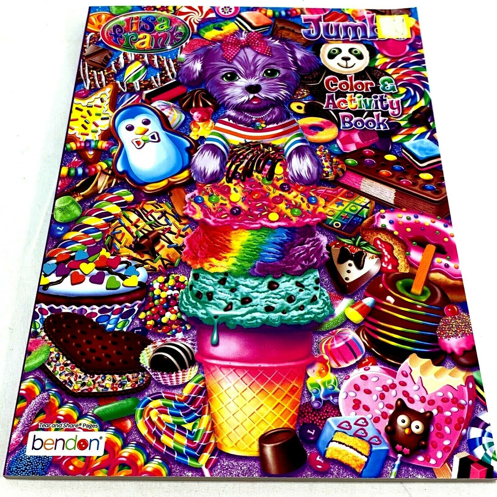 Lisa Frank Jumbo Color and Activity Book Ice Cream Cone