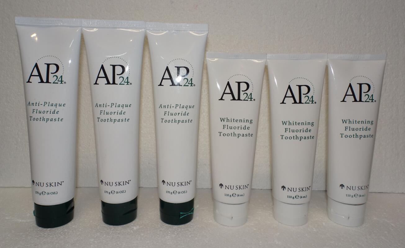 Three pack: Nu Skin Nuskin AP 24 Whitening & Anti-Plaque Fluoride Toothpaste x3 - $69.00