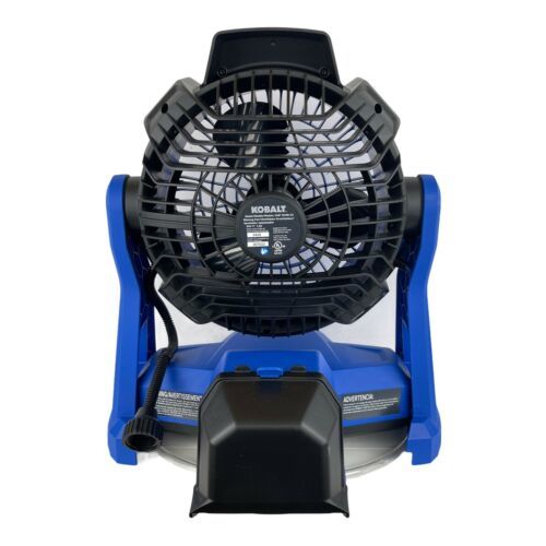 New KOBALT Misting Indoor/Outdoor Fan 3 Speeds 3 Mist Settings 24v Max ...