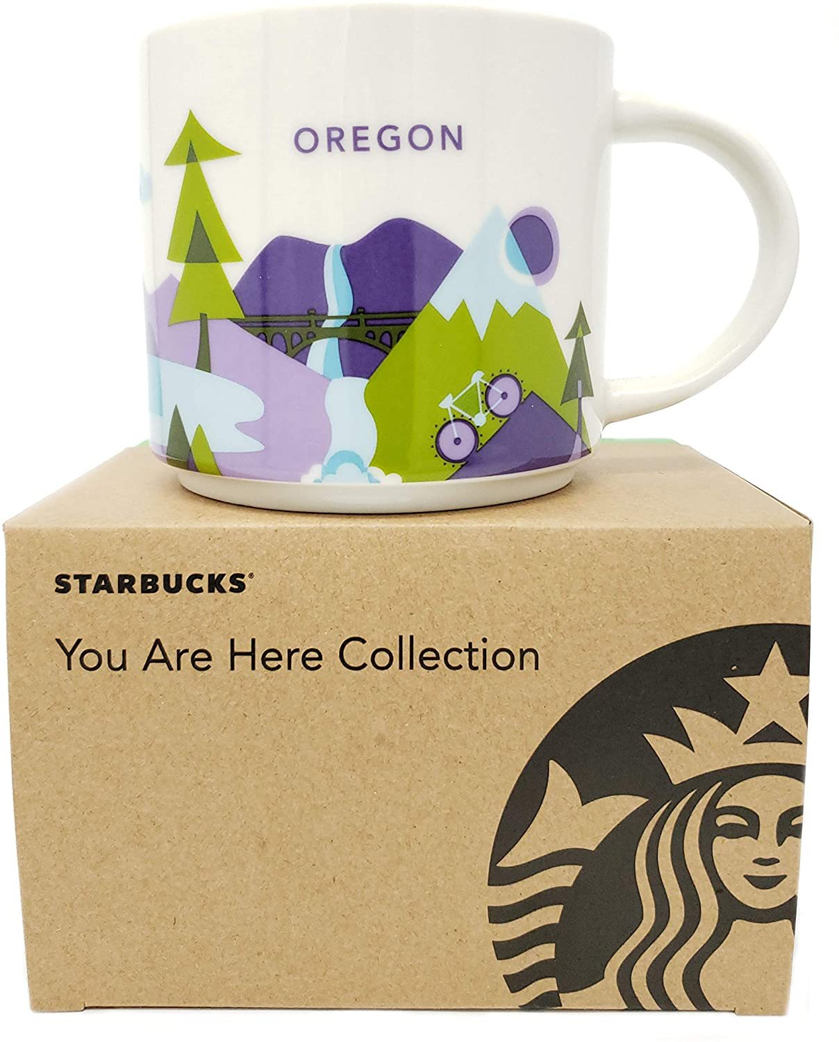 Starbucks Oregon You Are Here Collection Coffee Mug NEW IN BOX - Mugs