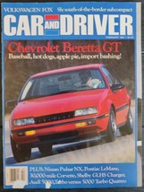 Car & Driver Magazine February 1987 Chevrolet Beretta GT Corvette Shelby Charger - $12.95