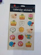 Vintage Americana Greeting Calendar Stickers 45 Stickers Planner 1980&#39;s ... - $15.99