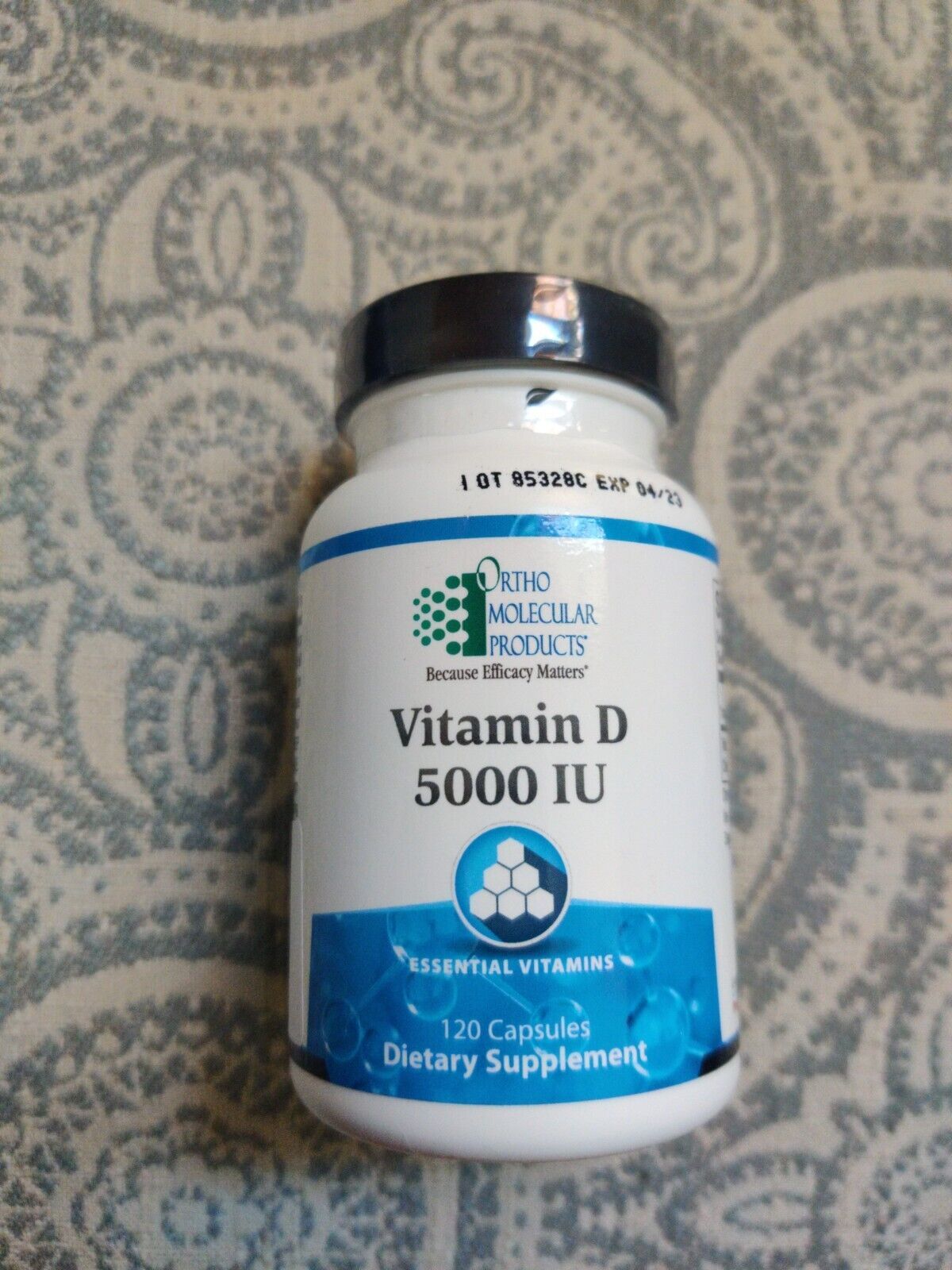 Ortho Molecular Vitamin D, 5000 iu 60 Capsules Vitamins & Minerals