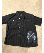 Boy&#39;s Faded Glory Shirt Size XXL--18--Black Button Up - $3.99