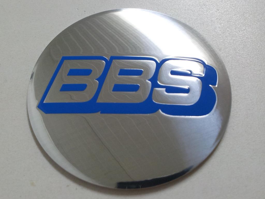 Set of 4 car wheel center cap stickers BBS Domed 65mm (2,56 inches
