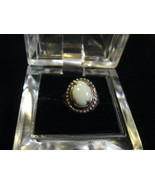 OPAL and STERLING Silver RING - Size 6 - FREE SHIPPING - $65.00