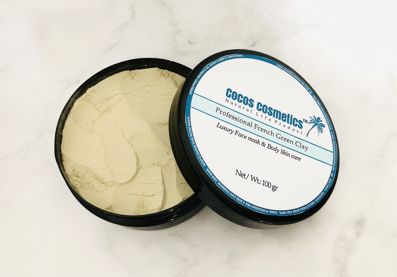 French Green Clay Facial Mask | Green Clay Face Unicorn Mask | Mask for Acne - $16.00
