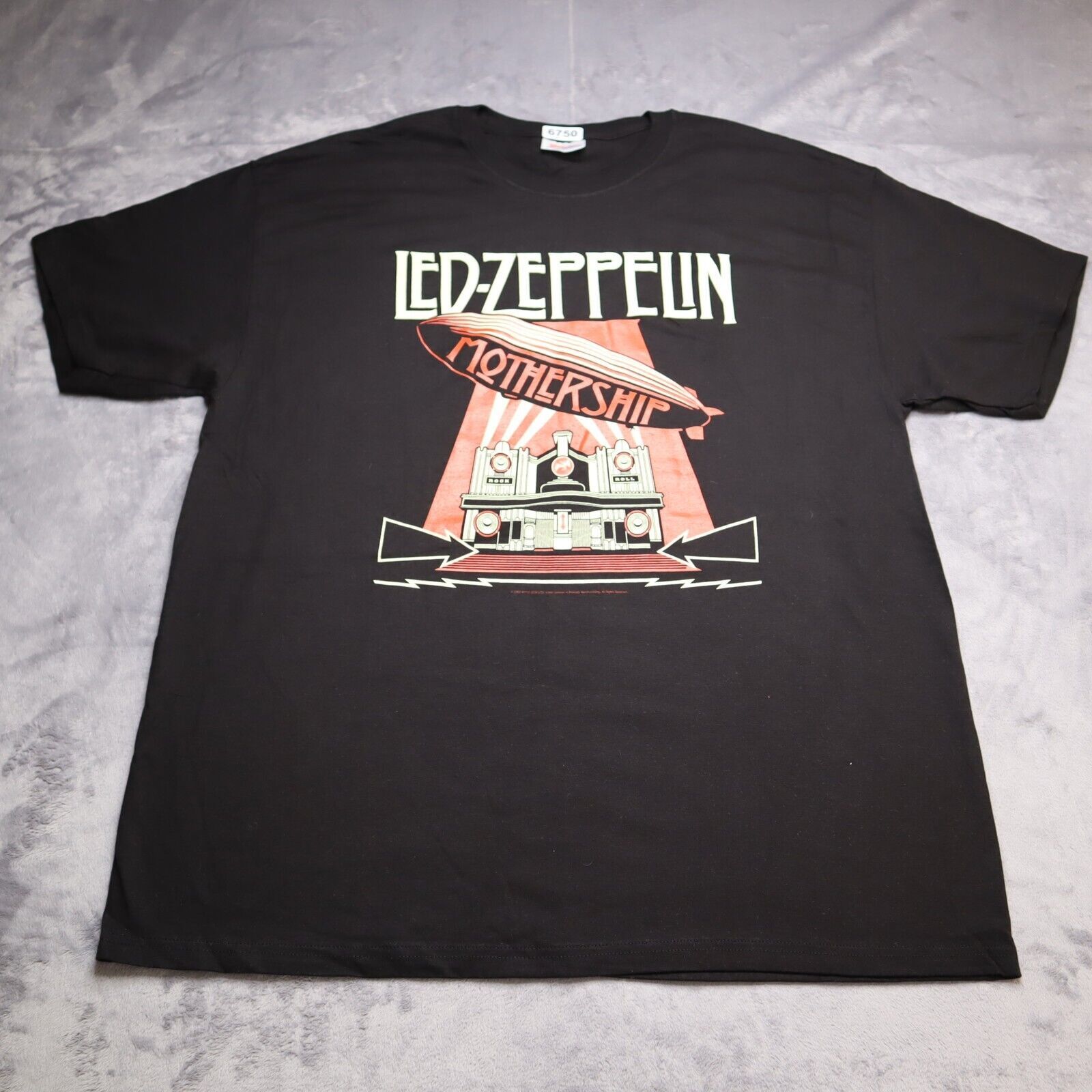 Led Zeppelin Shirt Mens Extra Large Black Mothership 2007 Y2K Music Band Tee - $25.72