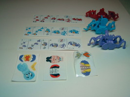 Kinder - K01 36-38 Multileg animals - complete set + 3 papers + 3 stickers - $3.50