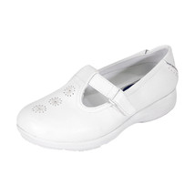 24 Hour Comfort Lily Women's Wide Width T-Strap Leather Shoes - $59.95