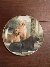 Htf 8“ Plate Canine Companions Franklin Mint Dogs Nigel Hemming - $8.90