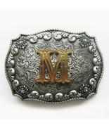 Original Western Initial Letter M Belt Buckle Gurtelschnalle also Stock ... - $9.10