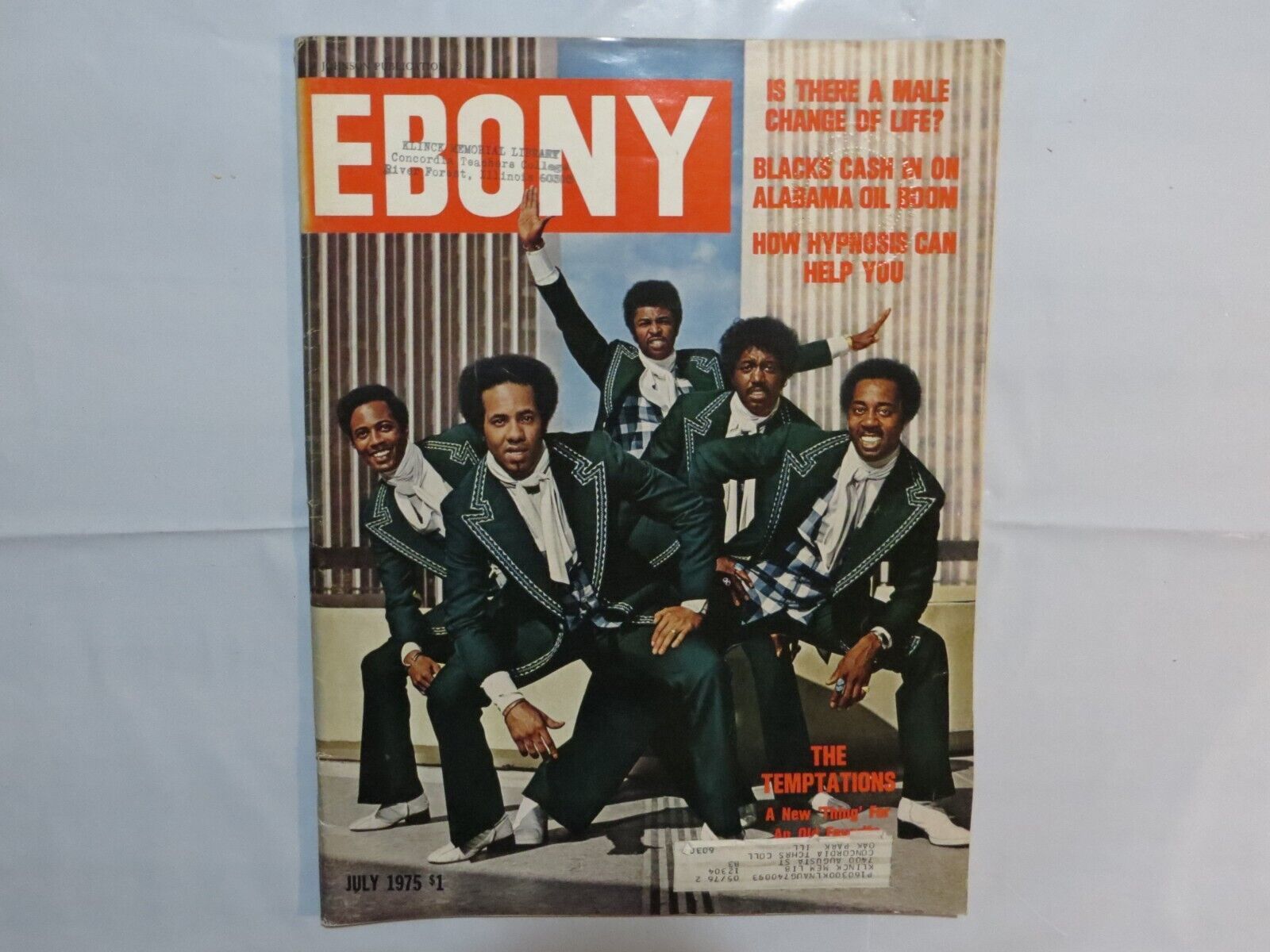 Ebony Magazine July, 1975 Temptations Soul And Similar Items