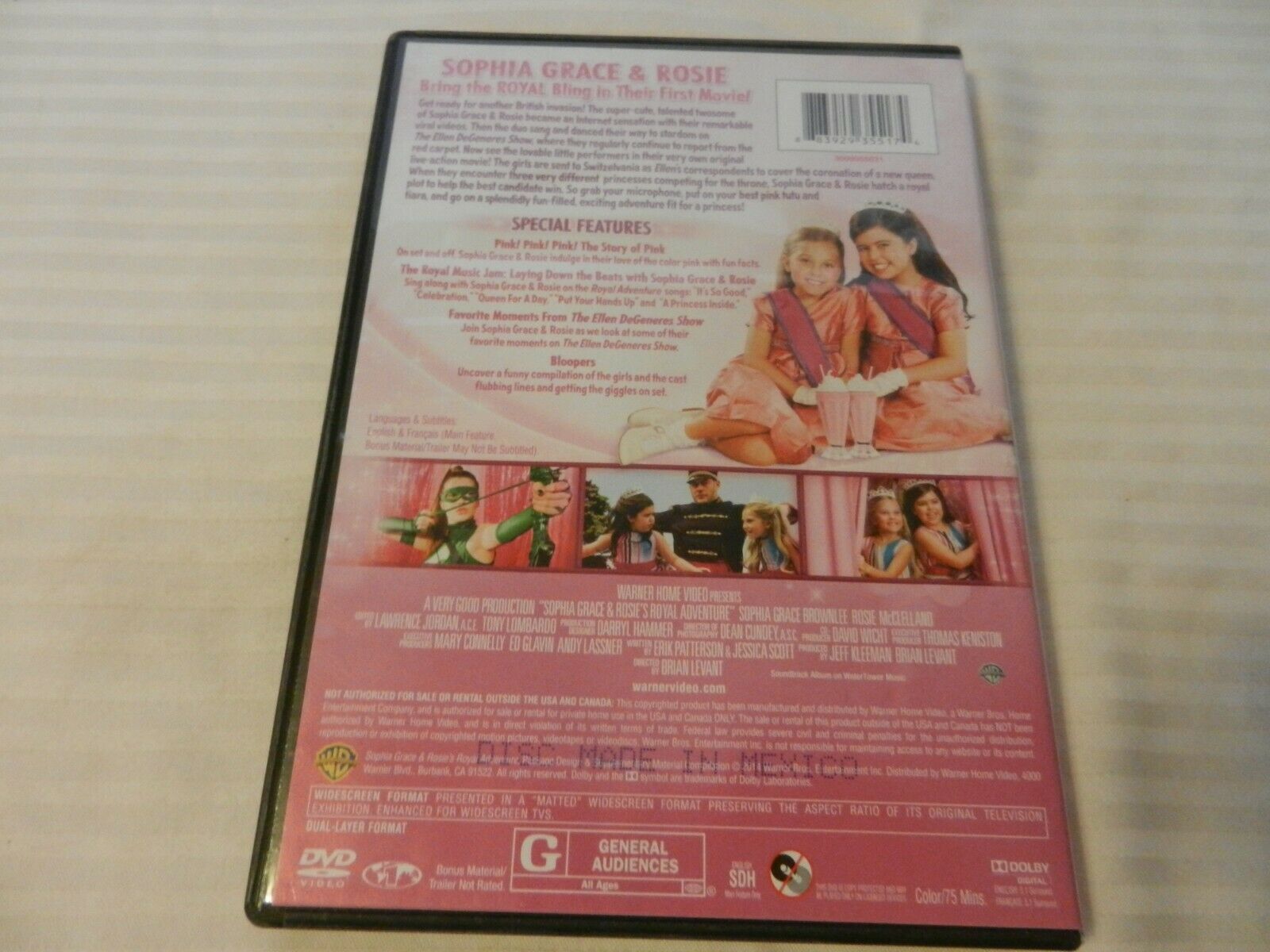 Sophia Grace And Rosies Royal Adventure Dvd 2014 Dvd Hd Dvd And Blu Ray 