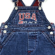 The Childrens Place Denim Overalls Jean Fleece Lined USA 3 6 Months Vintage - $17.58