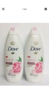(2) New Dove Renewing Peony & Rose Oil Nourishing Body Wash 22 fl oz Each - $24.25