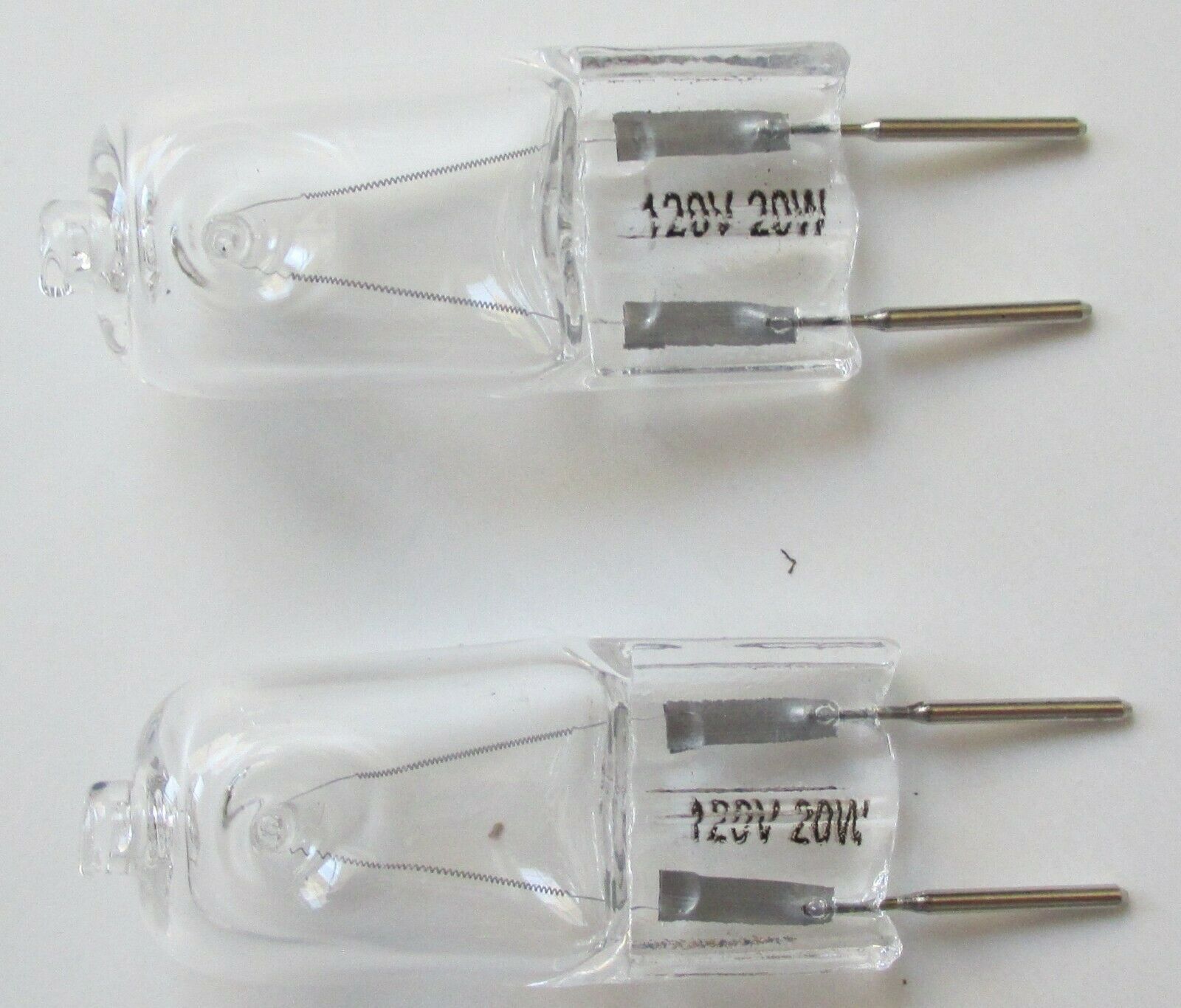 2 Halogen Light Bulbs G8 120V 20W for GE Microwave DVM1950SR2SS