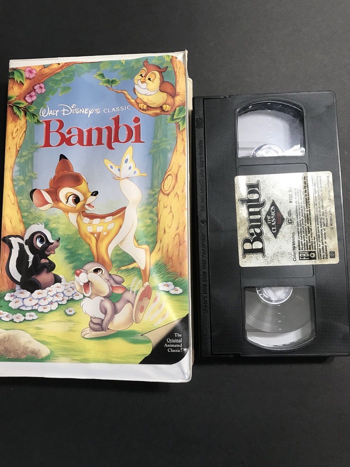 Black Diamond Bambi Walt Disney S Classic 942 Vhs Cas 