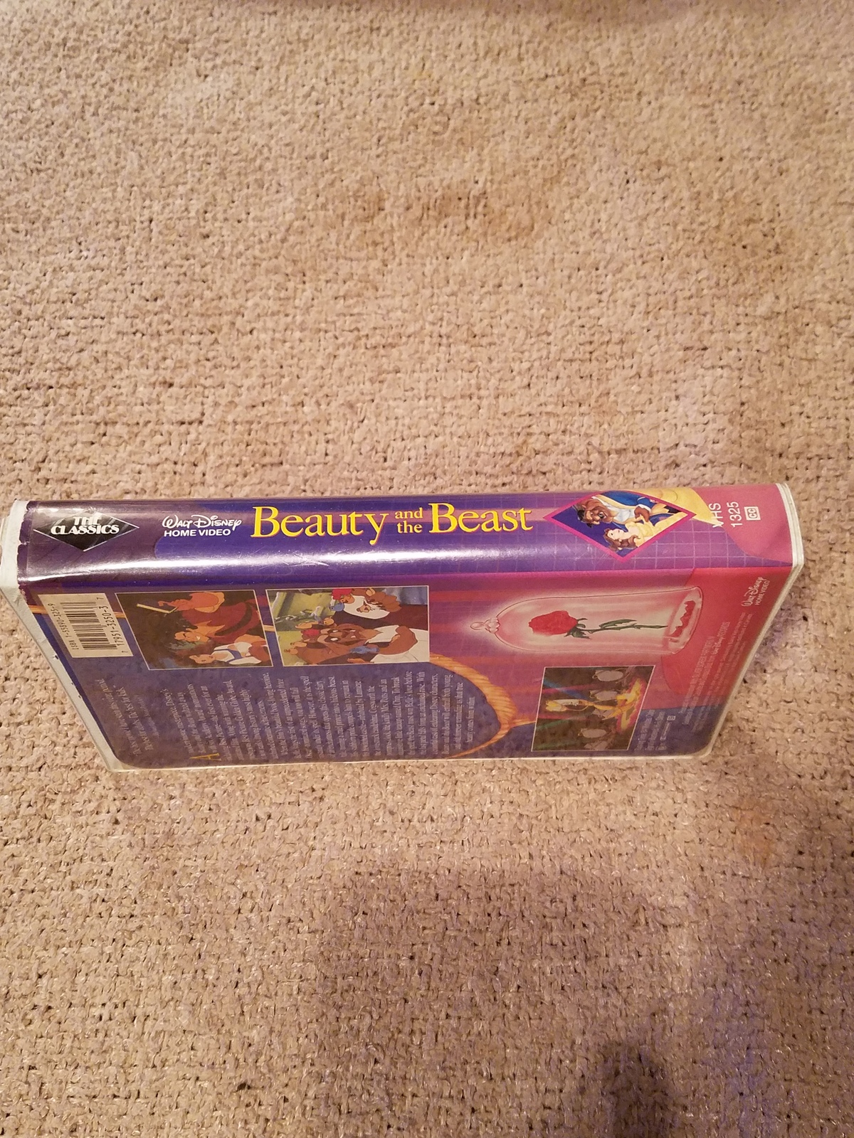 Disney's Beauty and the Beast black diamond edition VHS tape Limited