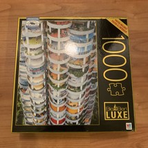 Big Ben Luxe 1000pc Jigsaw Puzzle Colorful Apartments Building In Guiyan... - $40.64