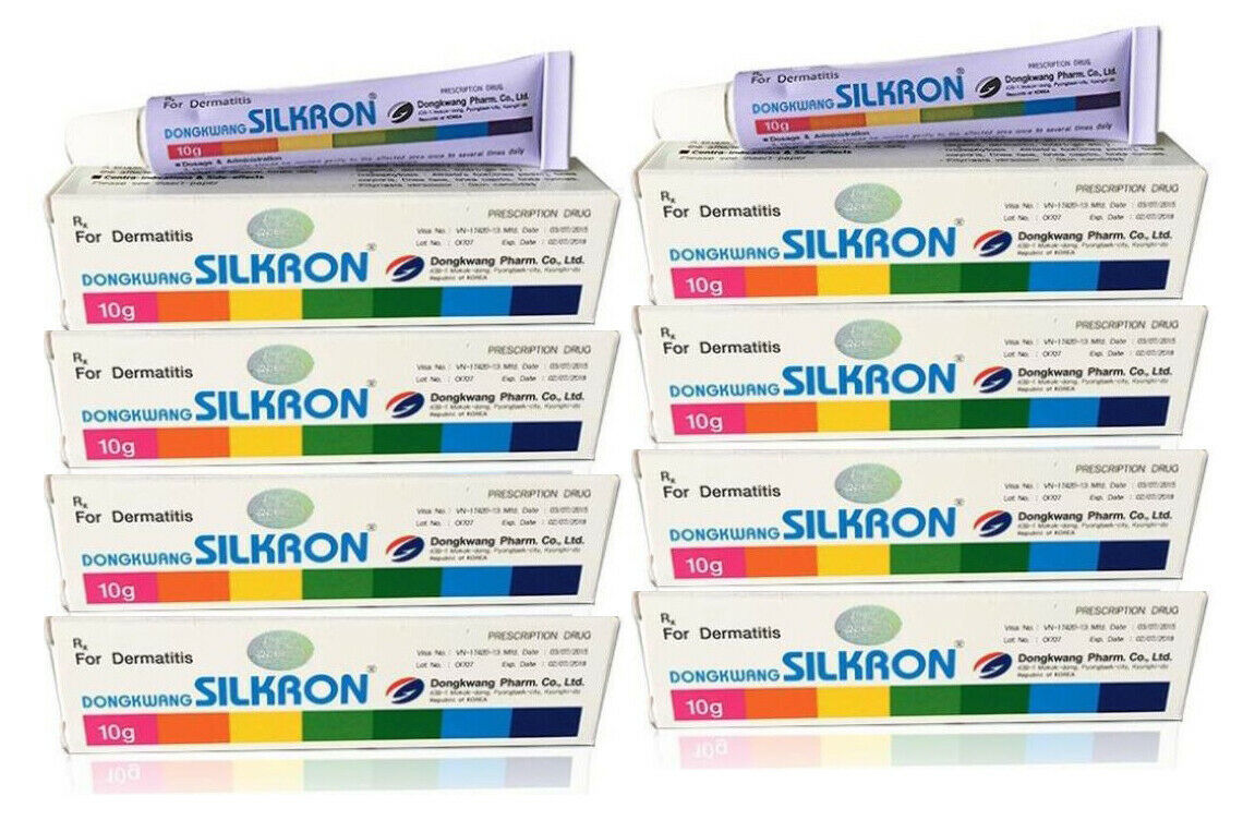 Silkron Ointment Antifungal dermatitis 1 box 10 pcs. 100 gr