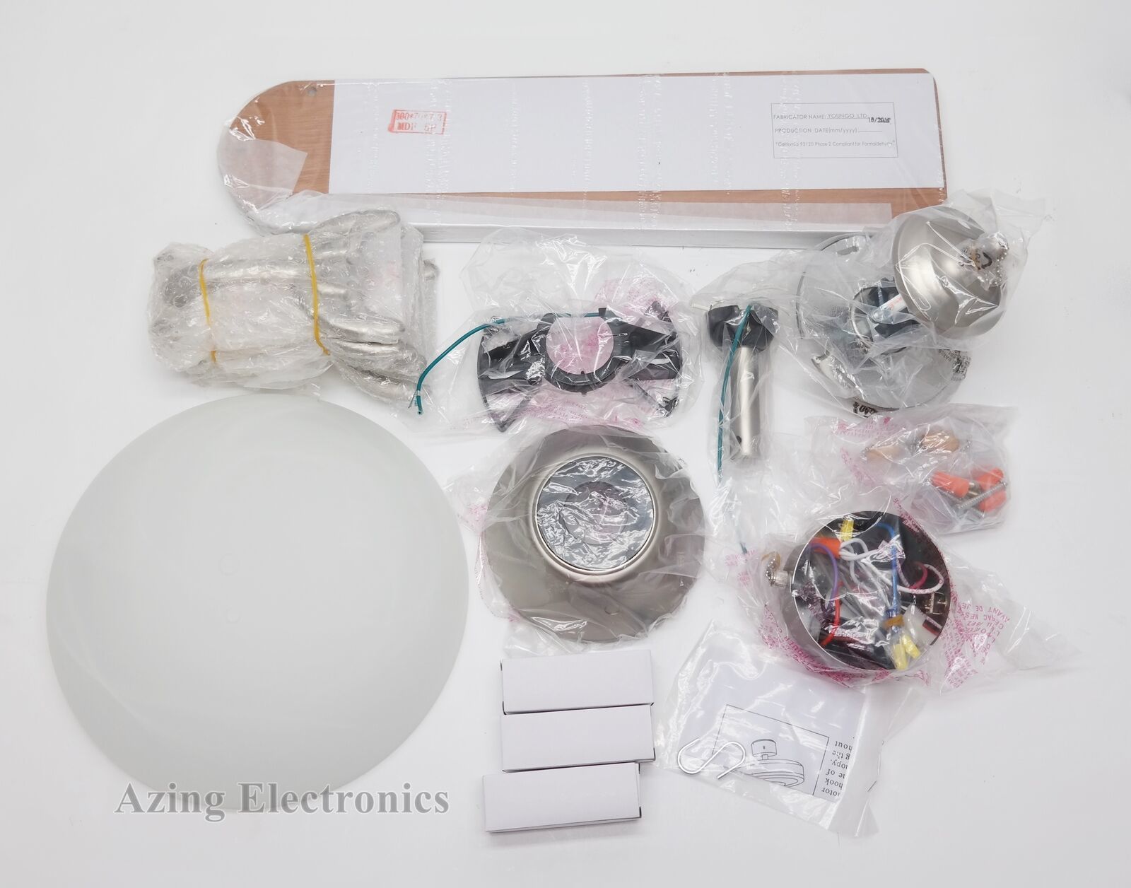 Regency PFLK41SS Ceiling Fan With Light Kit Ceiling Fans